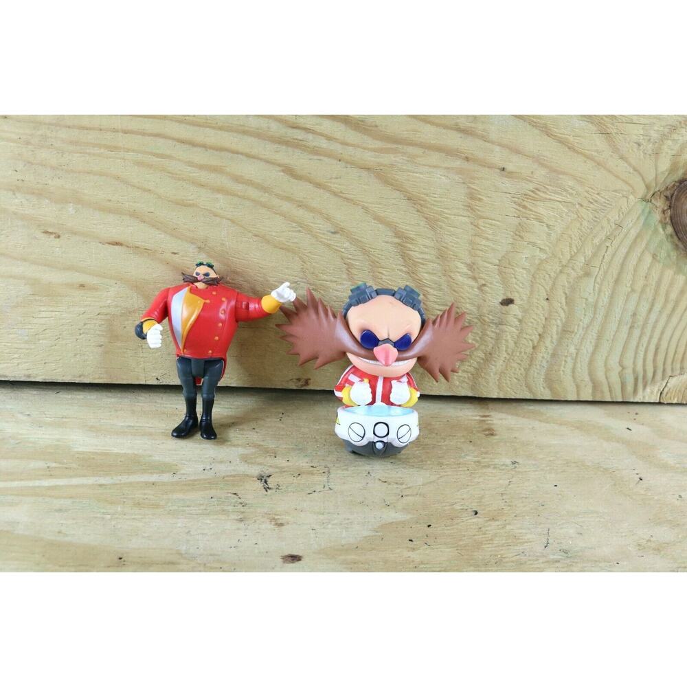 Sega Figures Sonic The Hedgehog Lot of 2 Dr. Robotnik Tomy Dr. Eggman Lootcrate